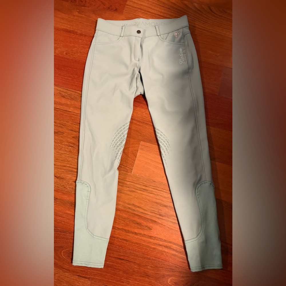 Elation Diamond riding breeches in mint green 30